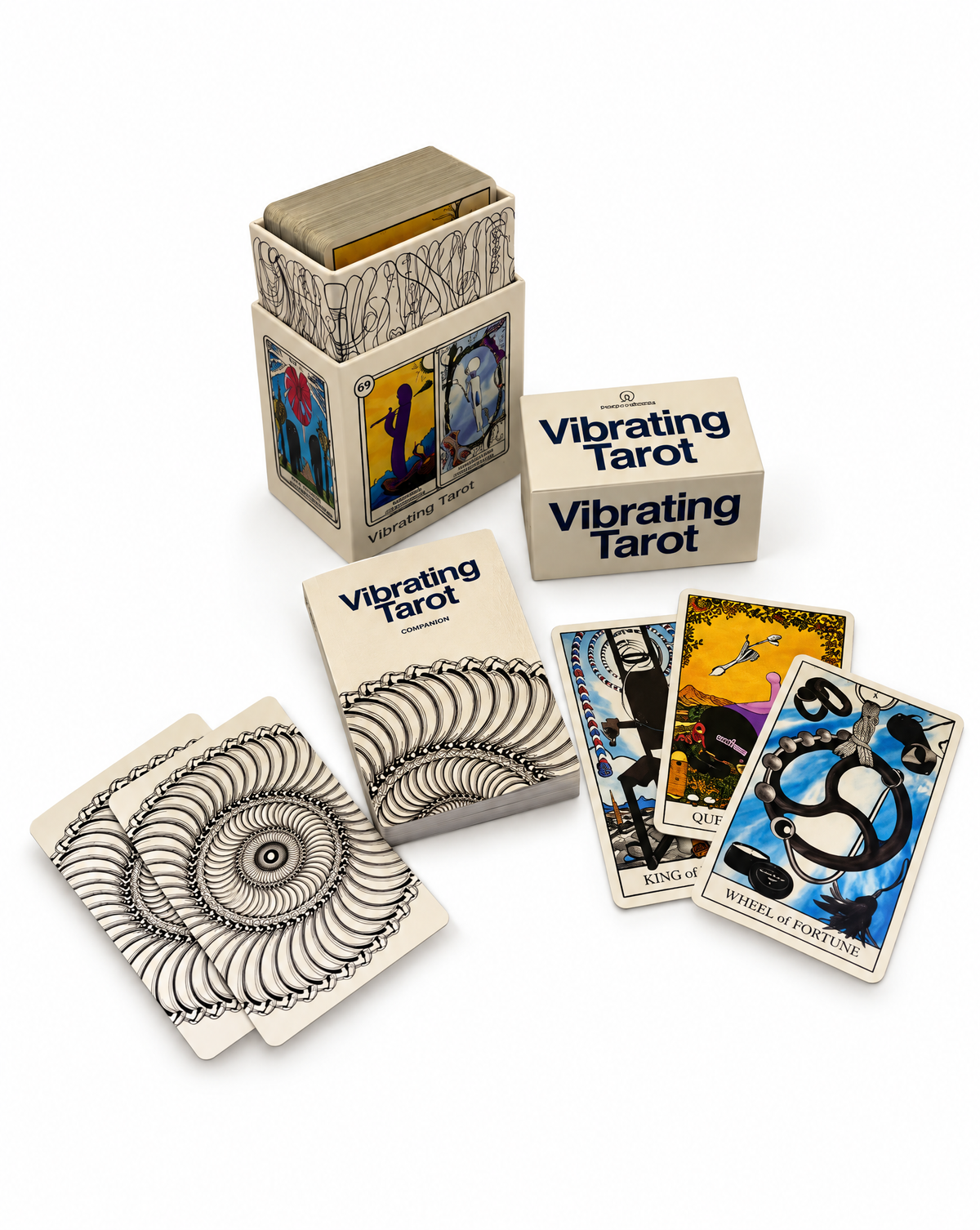 Vibrating Tarot – Standard Edition | 80-Card Pleasure-Themed Tarot Deck & Guidebook