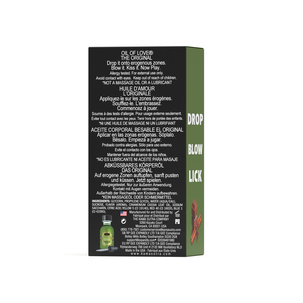 backside of Product packaging with text and branding on a white background