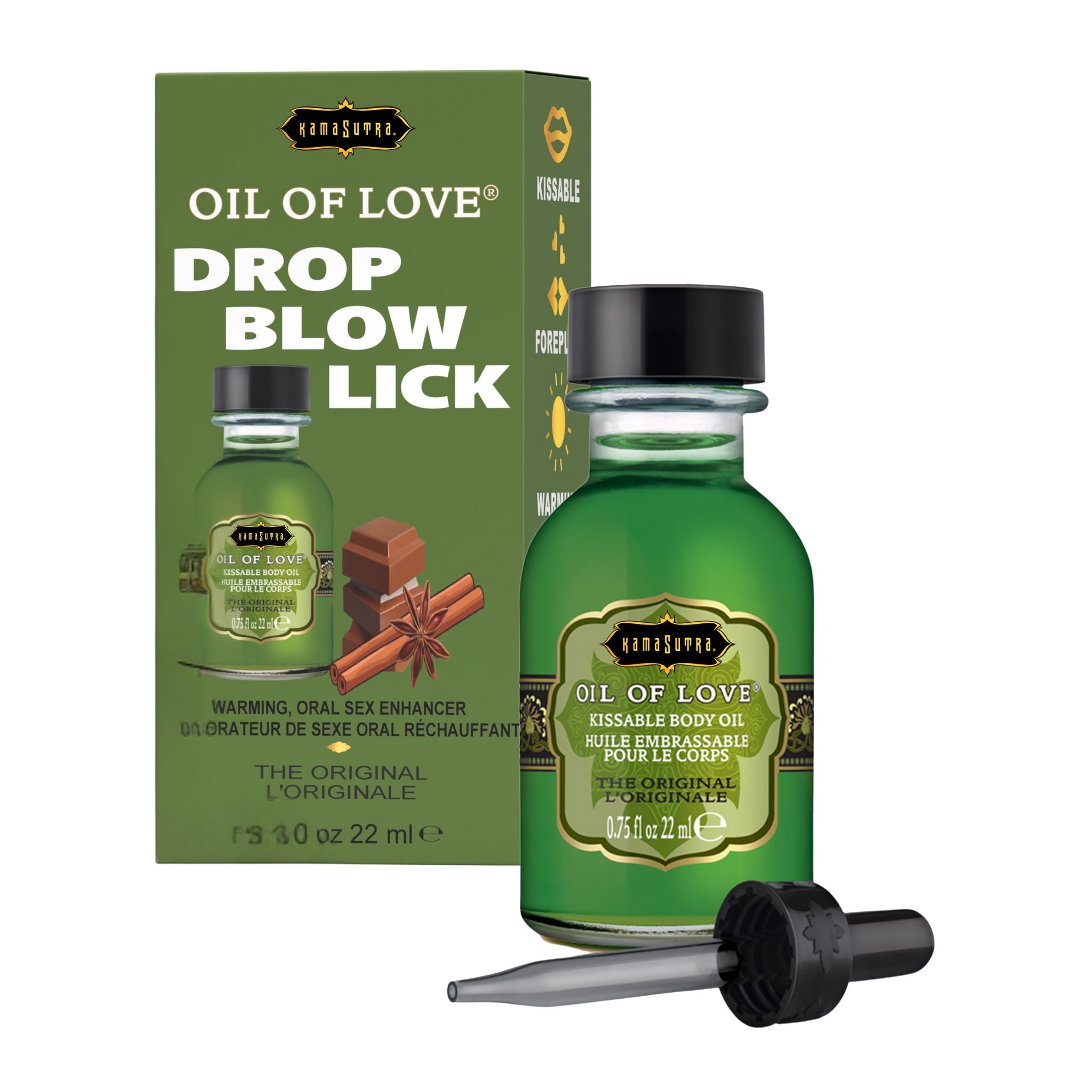  Oil of Love original  with packaging on a white background