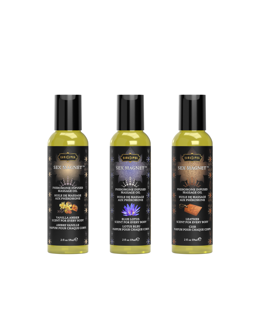 SEX MAGNET™ Leather Pheromone Massage Oil 2 fl oz