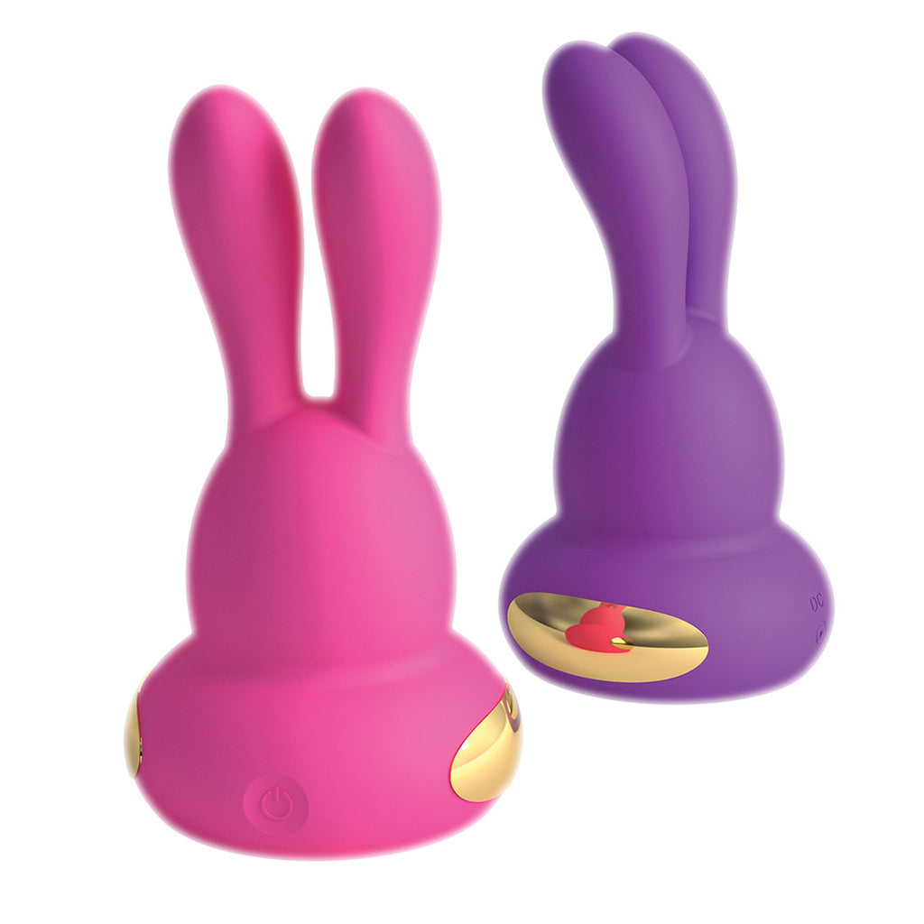 Chari  bunny shaped vibe in pink and purple- The Kama Sutra Company