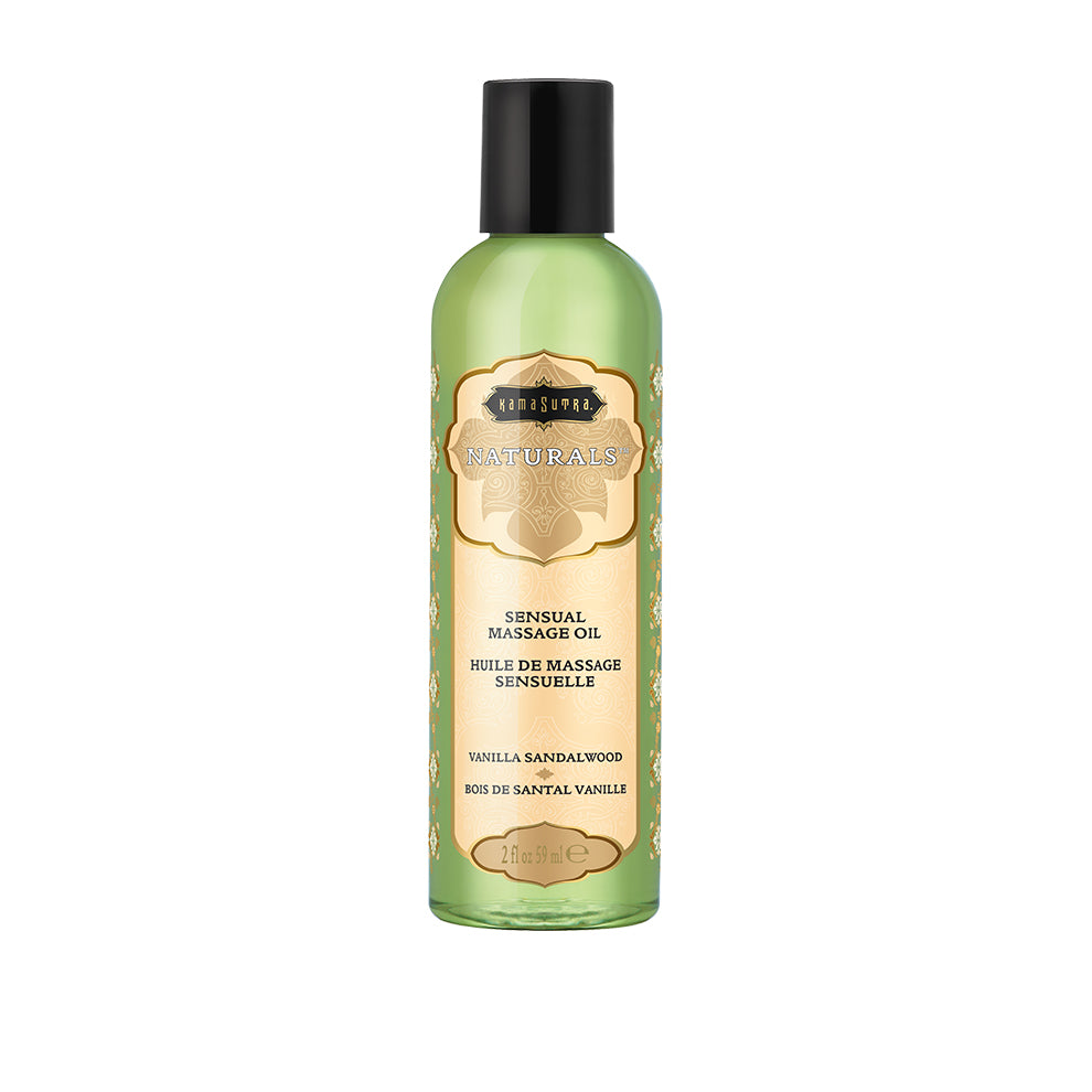 Naturals Massage Oil in Vanilla Sandalwood Scent