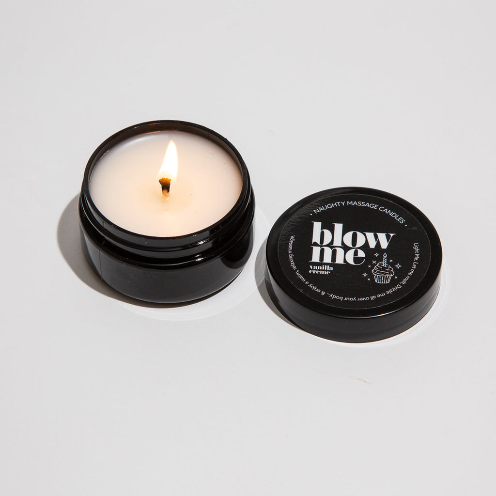 Blow Me Naughty Mini Massage Candle Ks Company 0988