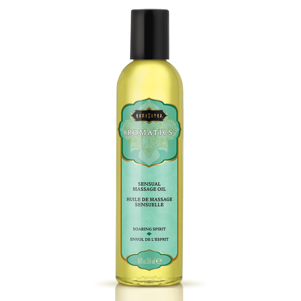 Aromatics Massage Oil (8oz) soaring spirit scent- The Kama Sutra Company