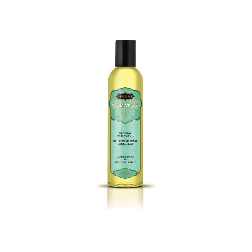 Aromatics Massage Oil (2oz)  Soaring Spirit scent- The Kama Sutra Company